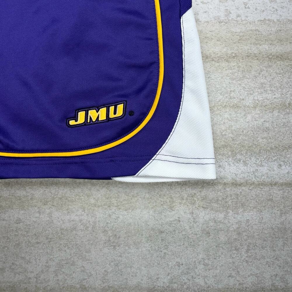 Vintage Y2K James Madison Basketball Shorts Mens XL Baggy Purple 11" Inseam - Picture 3 of 4
